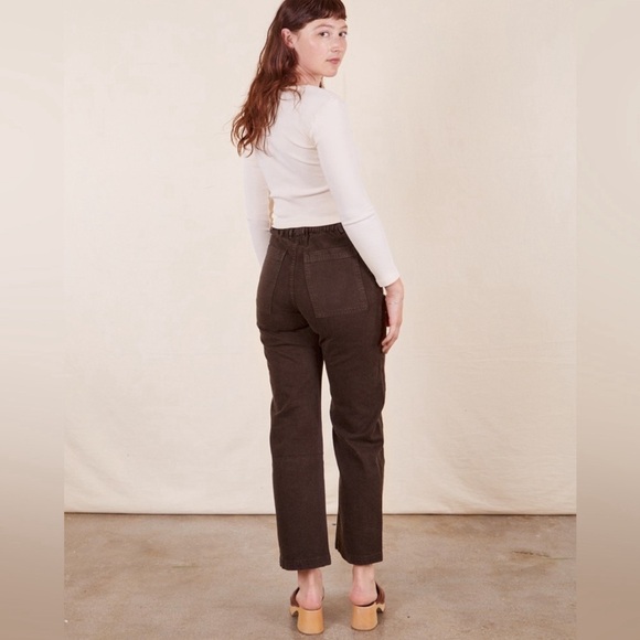 NWOT BBP Work Pants in Espresso, S - Picture 2 of 14